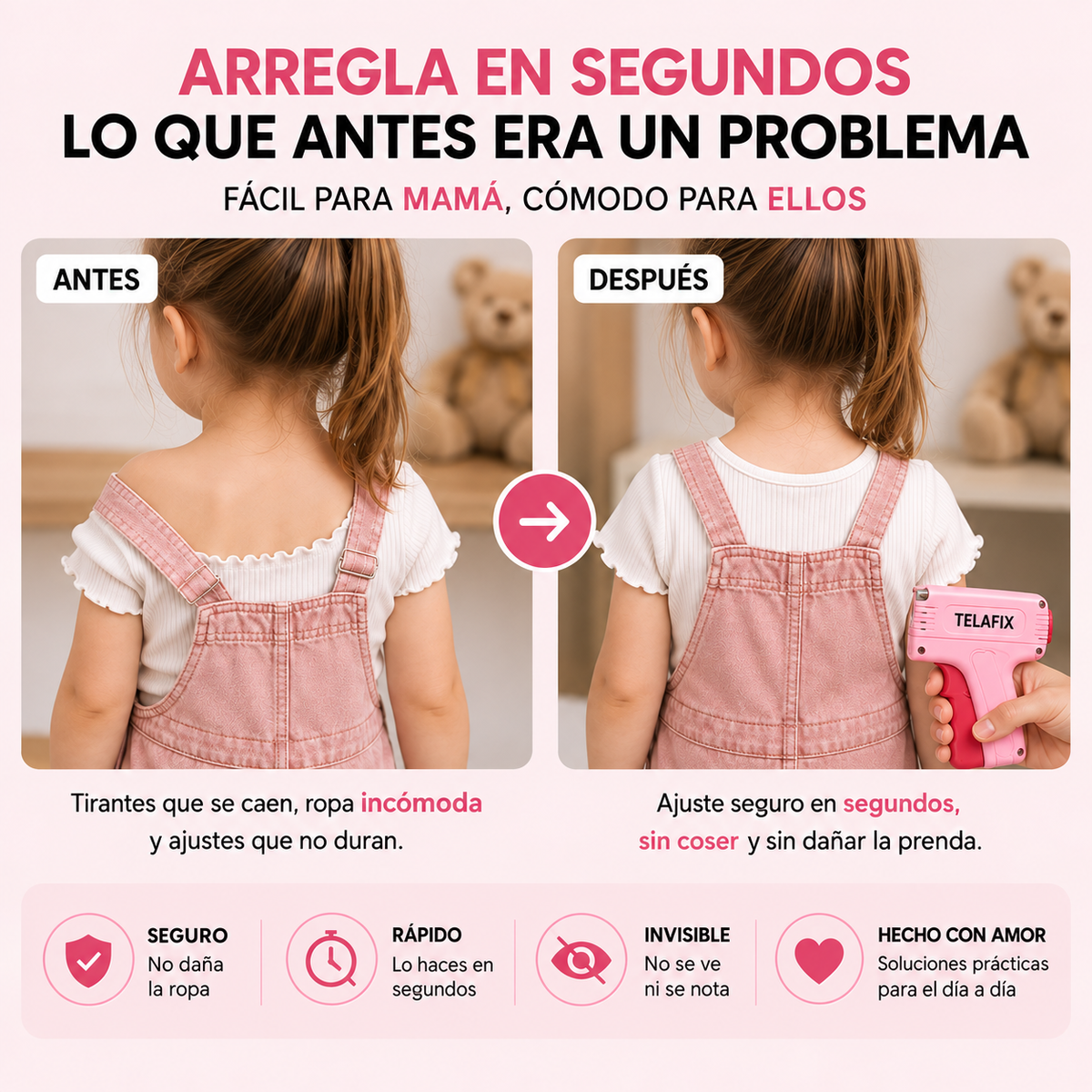 TELAFIX™ — Ajusta tu ropa en segundos