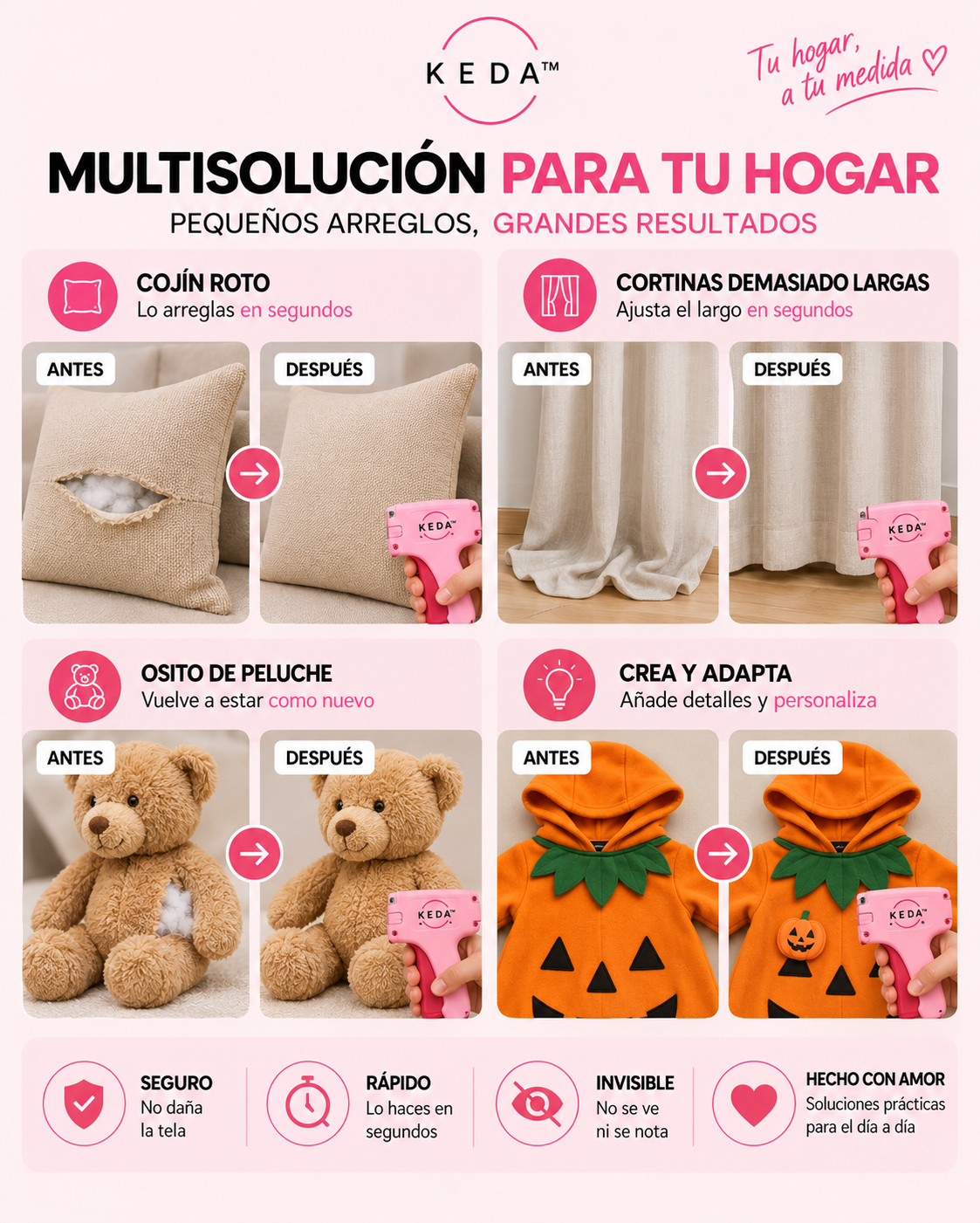 KEDA™ — Ajusta tu ropa en segundos