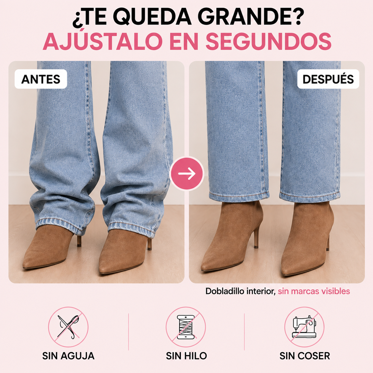 TELAFIX™ — Ajusta tu ropa en segundos