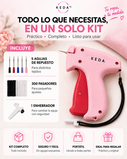 KEDA™ — Ajusta tu ropa en segundos